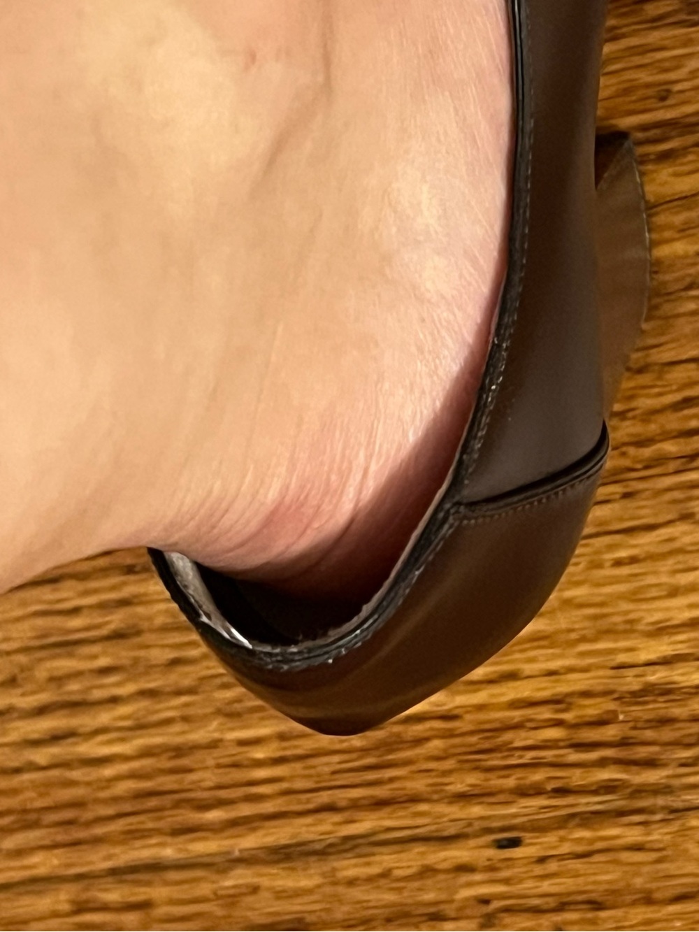 Vintage Brown Leather Mary Jane Heels - Emilio Pucci Made in Italy EU 37 - Picture 6 of 6